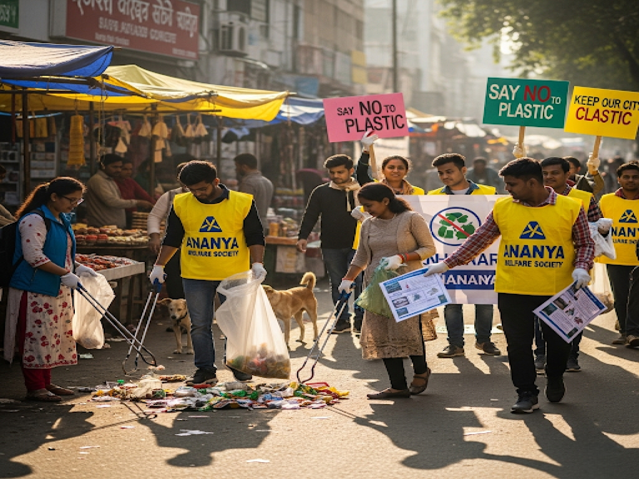 Anti-plastic awareness drives